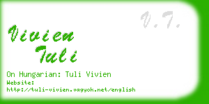 vivien tuli business card
